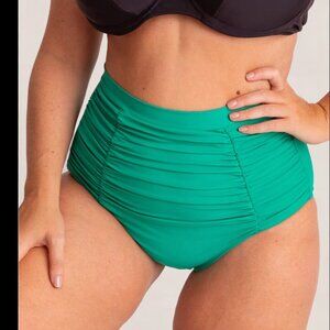 Shapermint Green High-Waisted Control Bikini Bottom NWT Medium